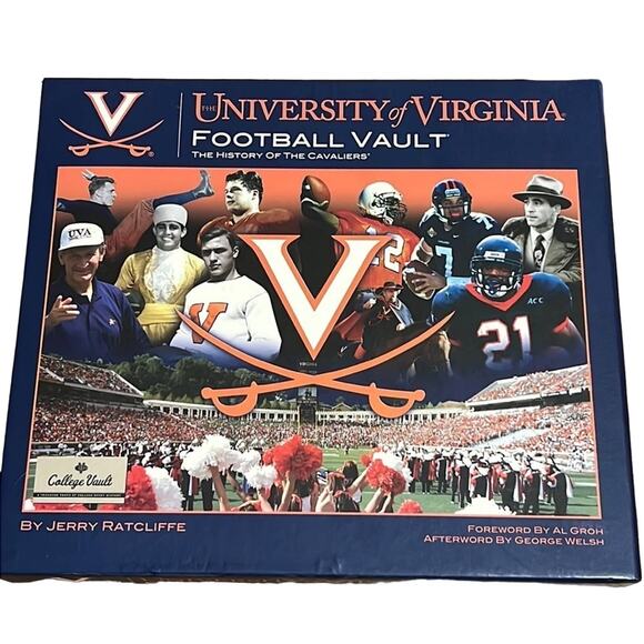 University of Virginia Football Vault Book by Jerry Ratcliffe (2008, Hardback) - Picture 1 of 4